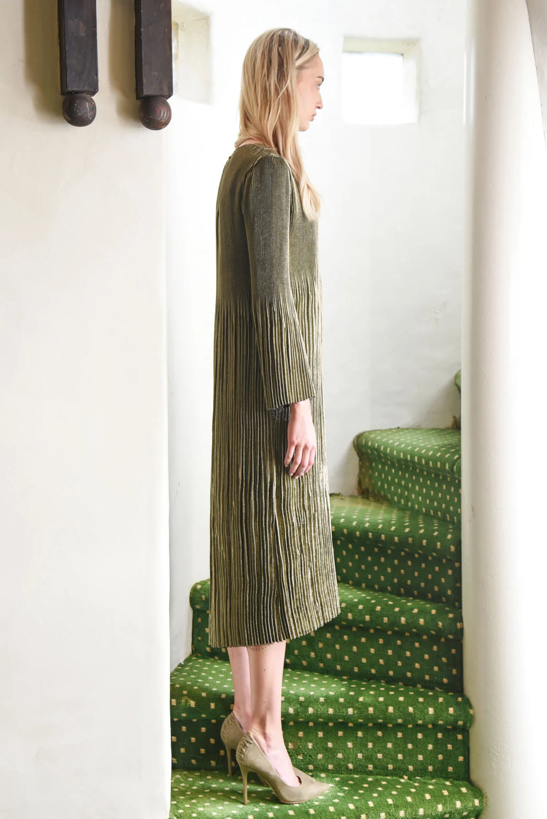 24 Karat Fold Dress | Gold