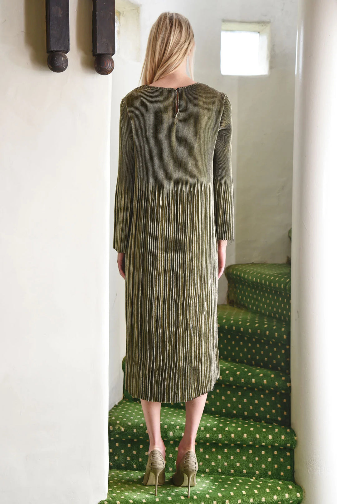 24 Karat Fold Dress | Gold