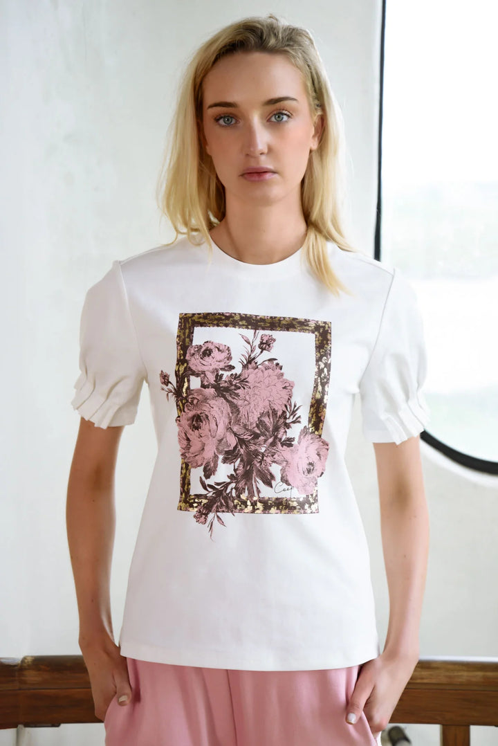 Foil & Flourish T-Shirt | White