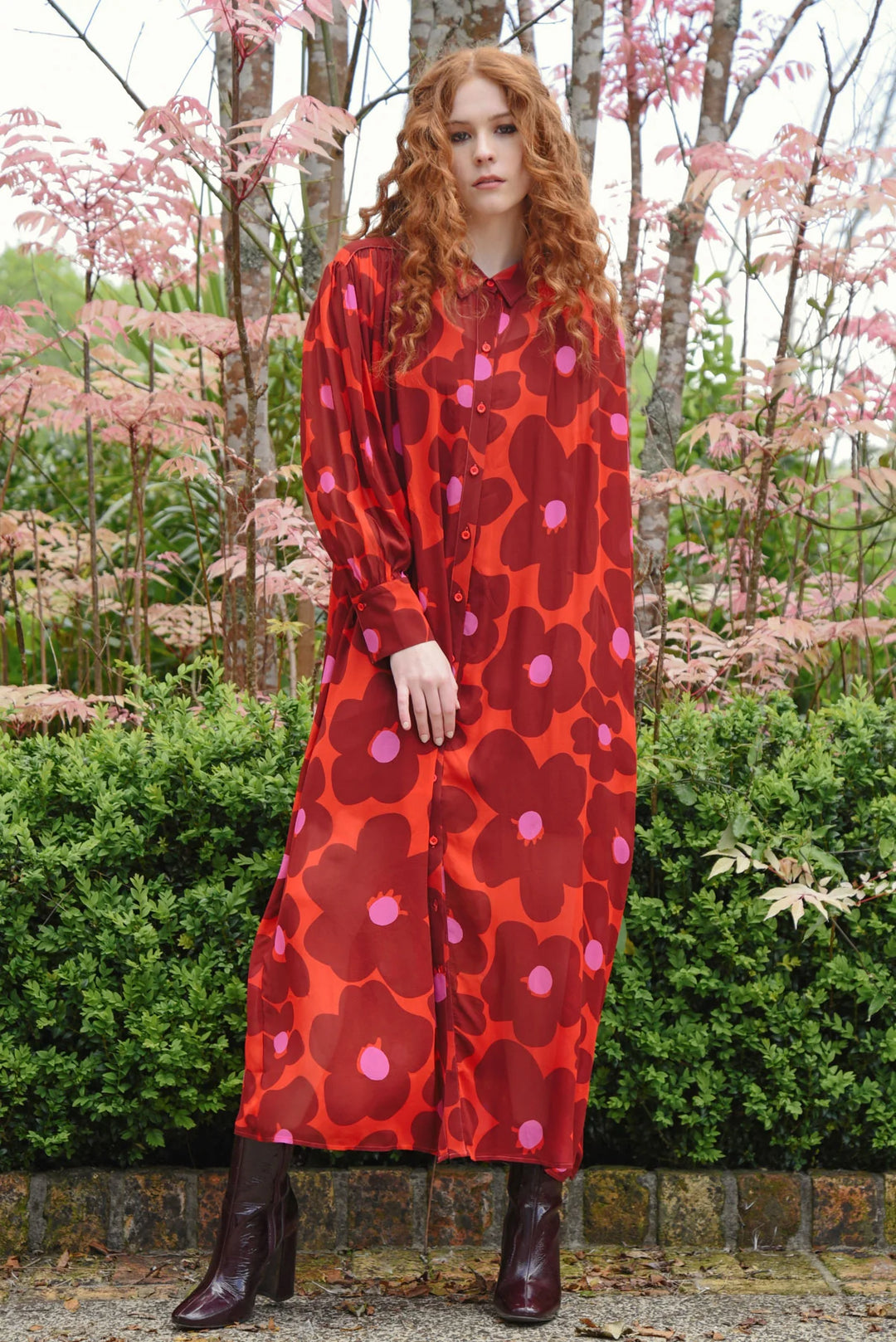 Night By Night Dress | Pink/Red