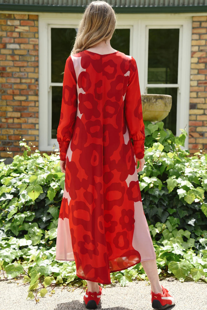 Subtle Sweet Dress | Pink/Red
