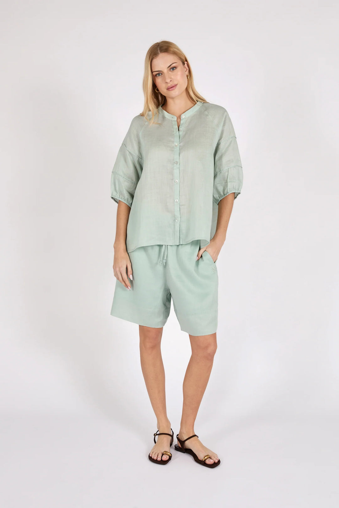 Cabana Blouse | Mint