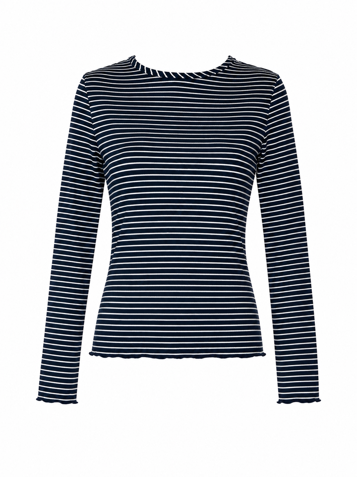Calliope Top L/S | Navy Stripe