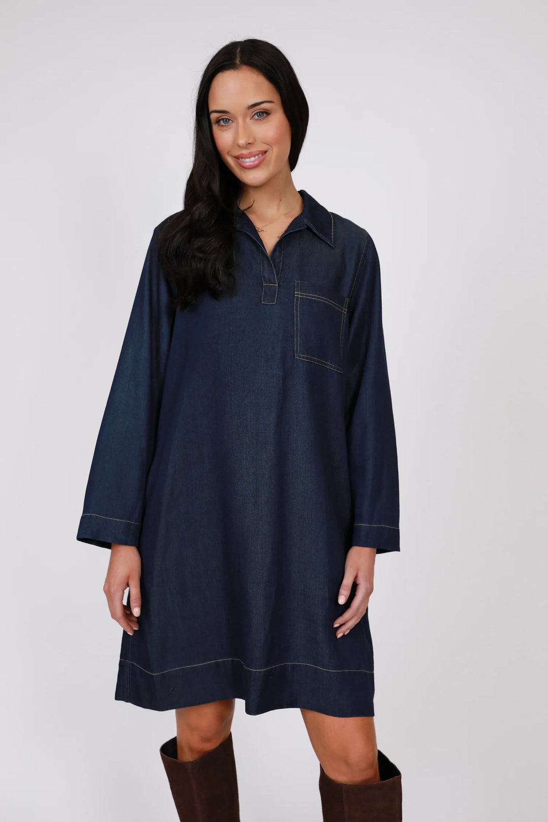 Canyon Dress | Dark Wash
