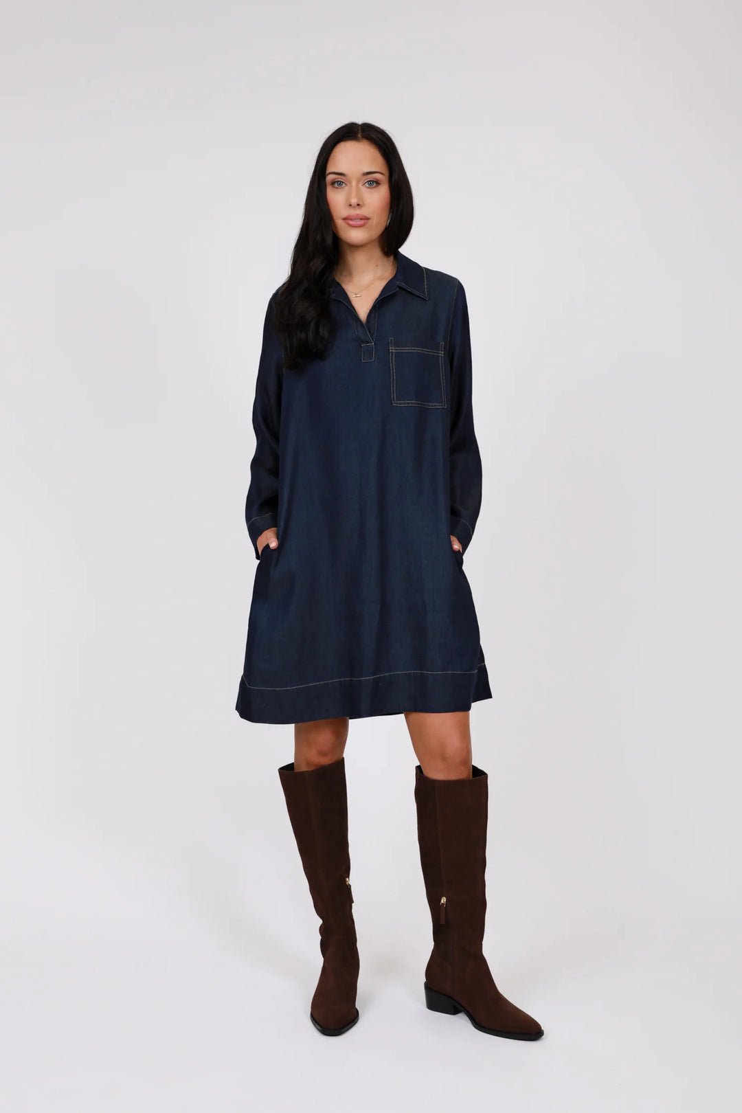 Canyon Dress | Dark Wash