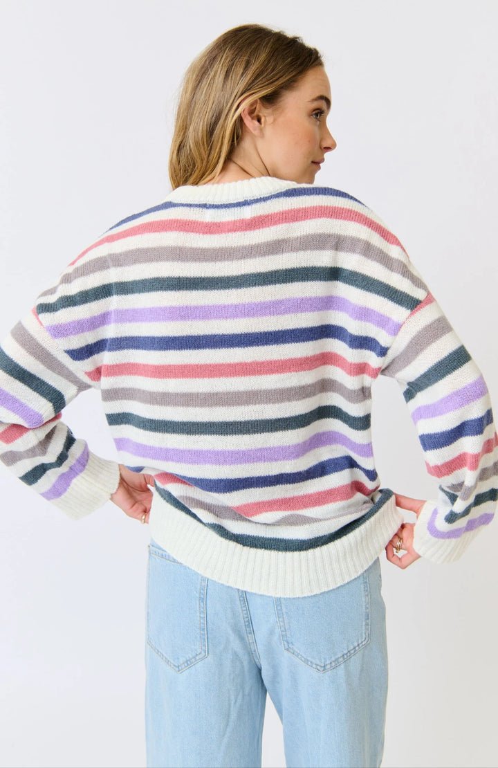 Lola Stripe Knit | Rainbow Mist