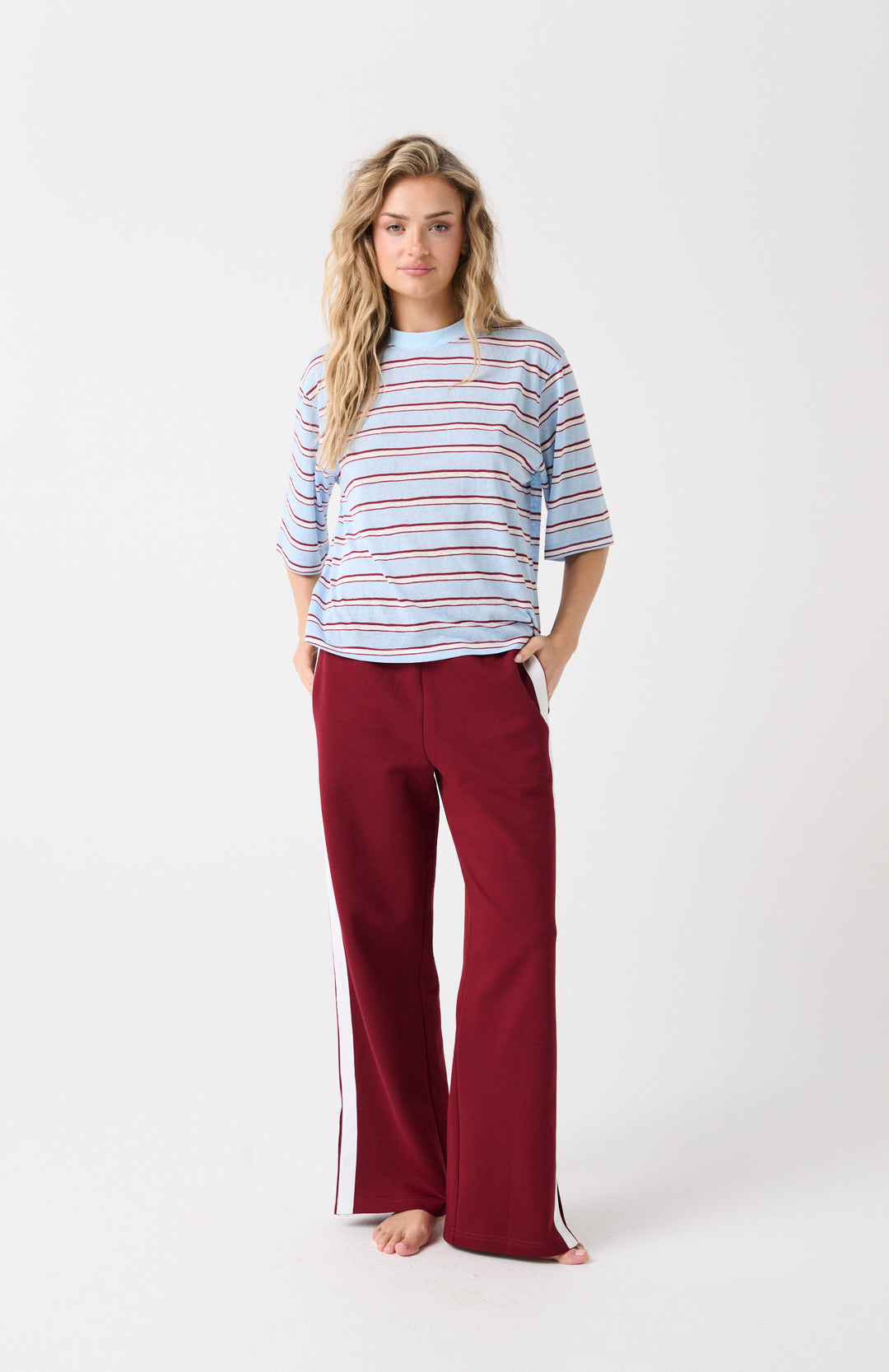 Hallie Tee | Ice Berry Stripe