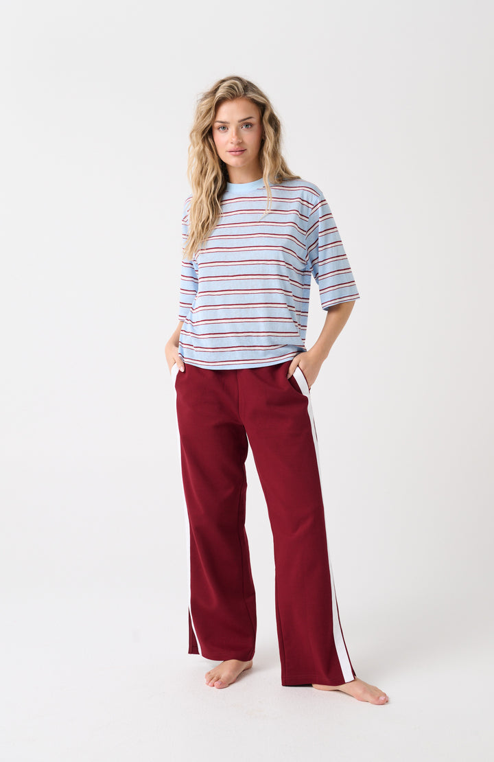 Hallie Tee | Ice Berry Stripe