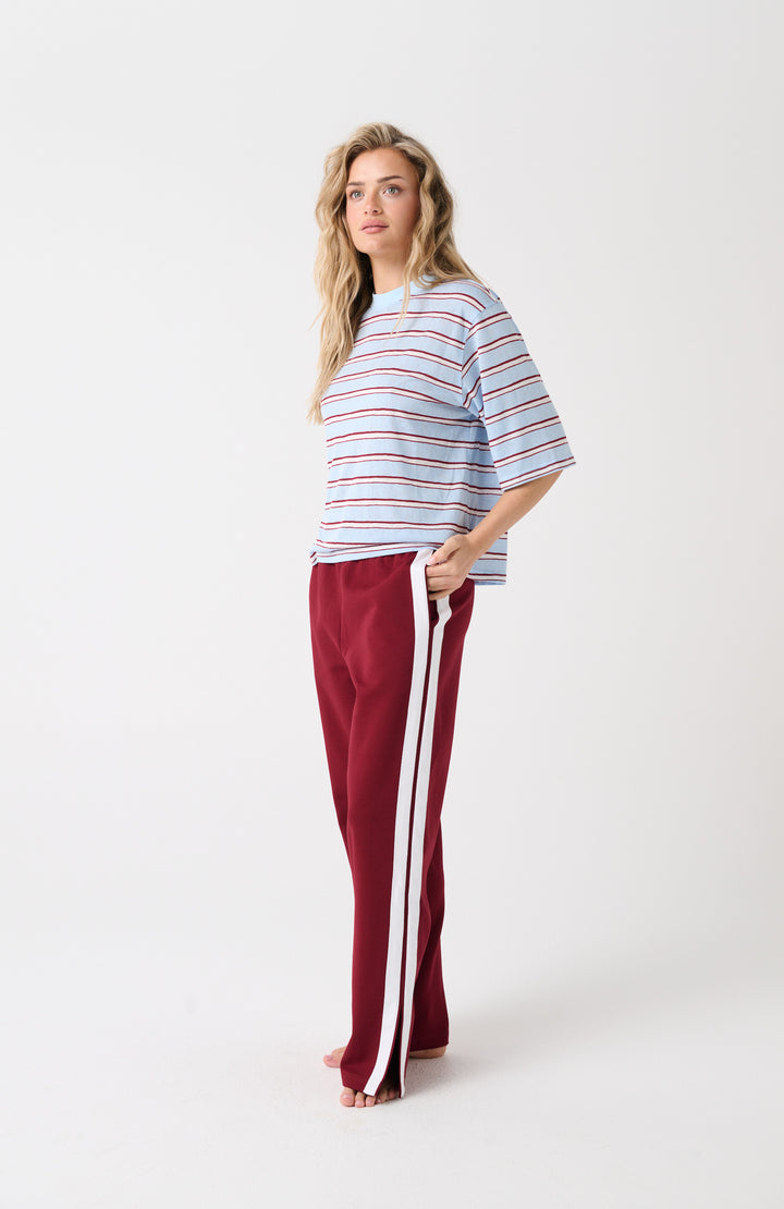 Hallie Tee | Ice Berry Stripe
