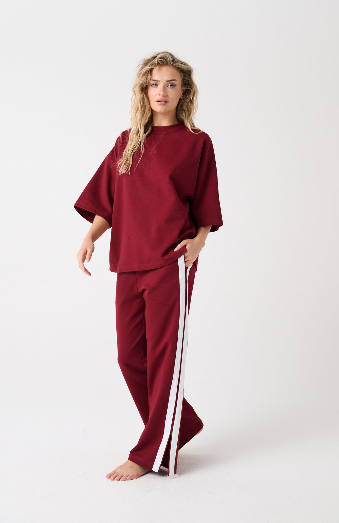 Sage Tee | Raspberry