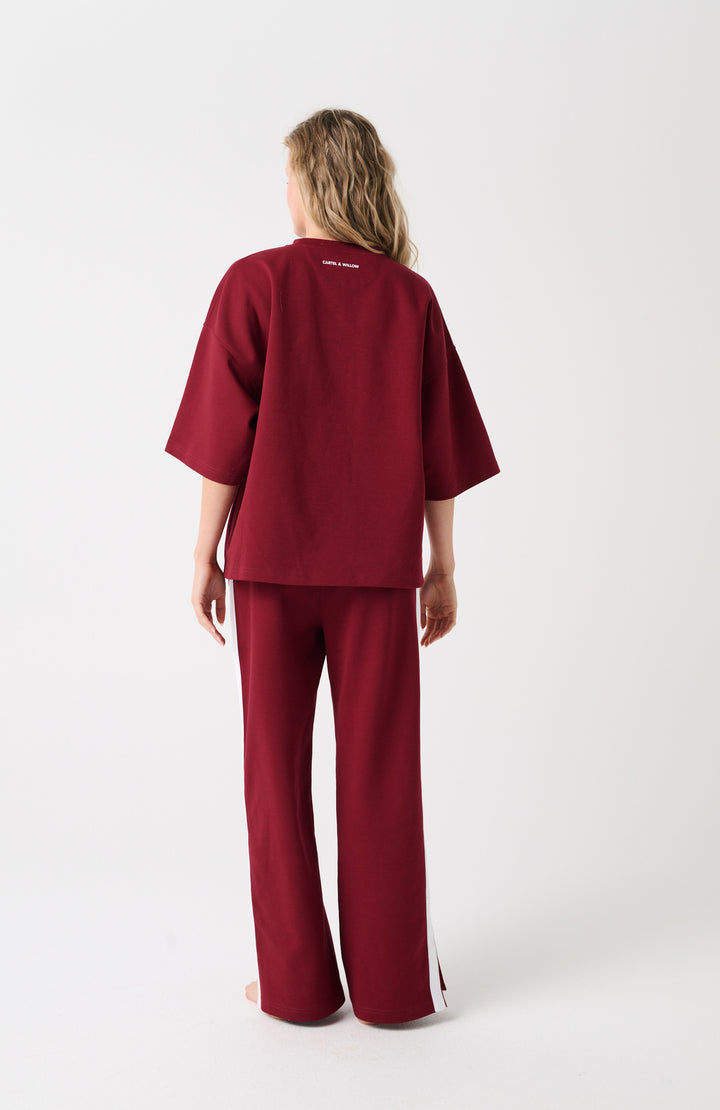 Sage Tee | Raspberry