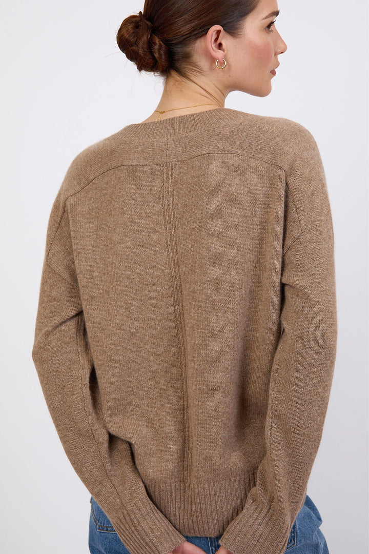 Cashmere V-Neck | Nutmeg