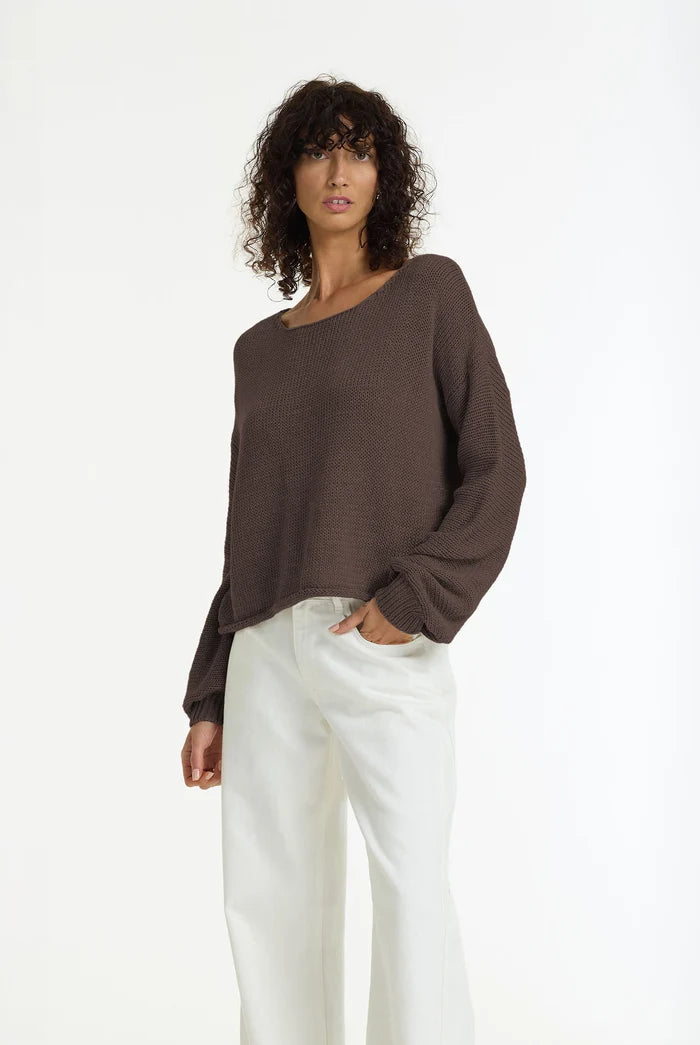 Close Sweater | Chocolate