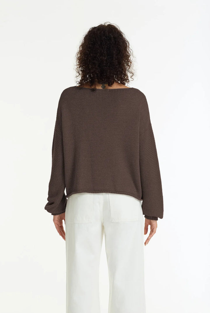Close Sweater | Chocolate