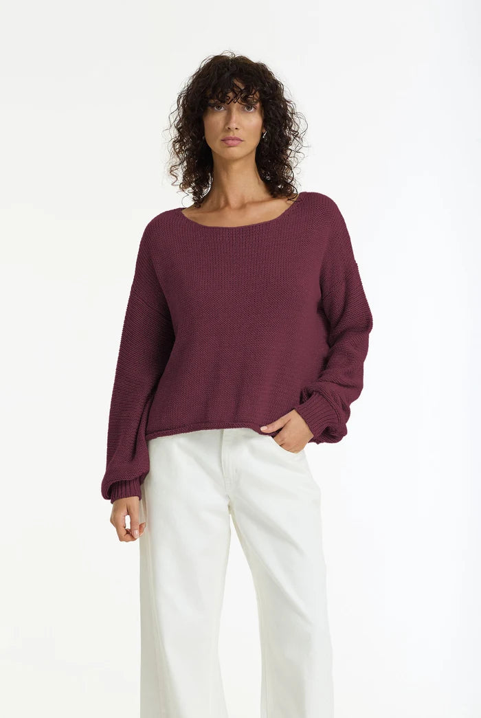 Close Sweater | Winter Wine