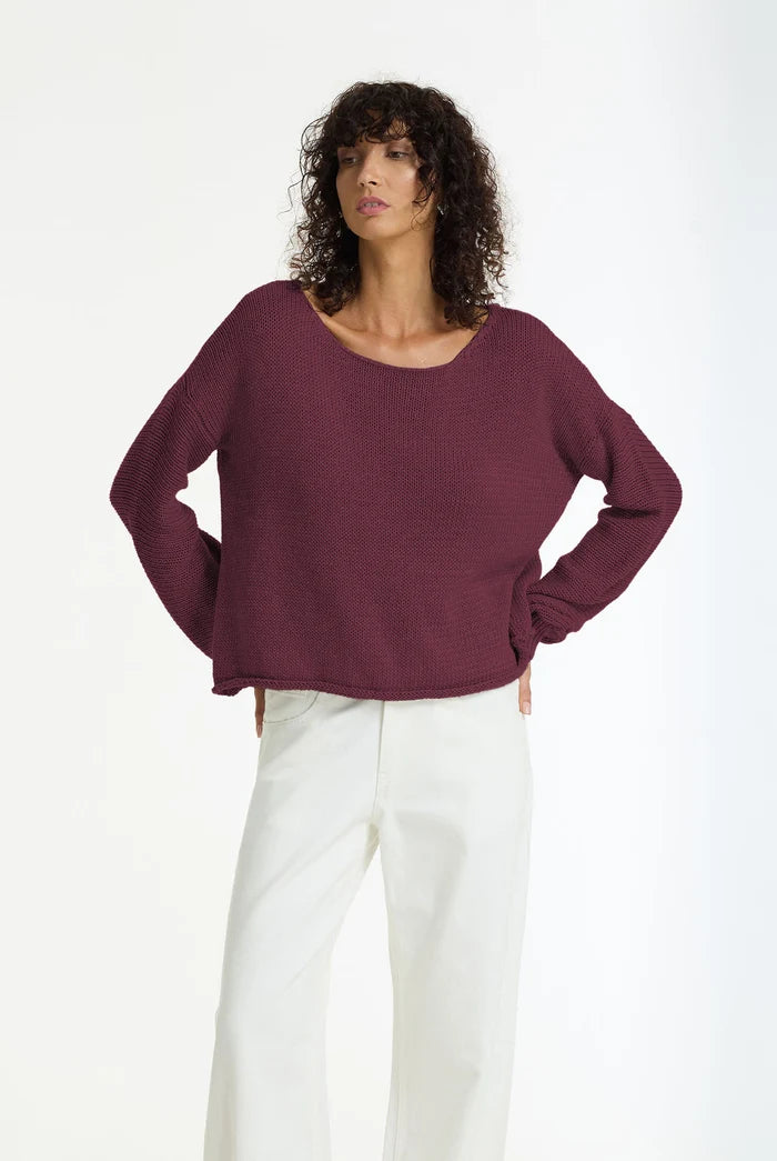Close Sweater | Winter Wine
