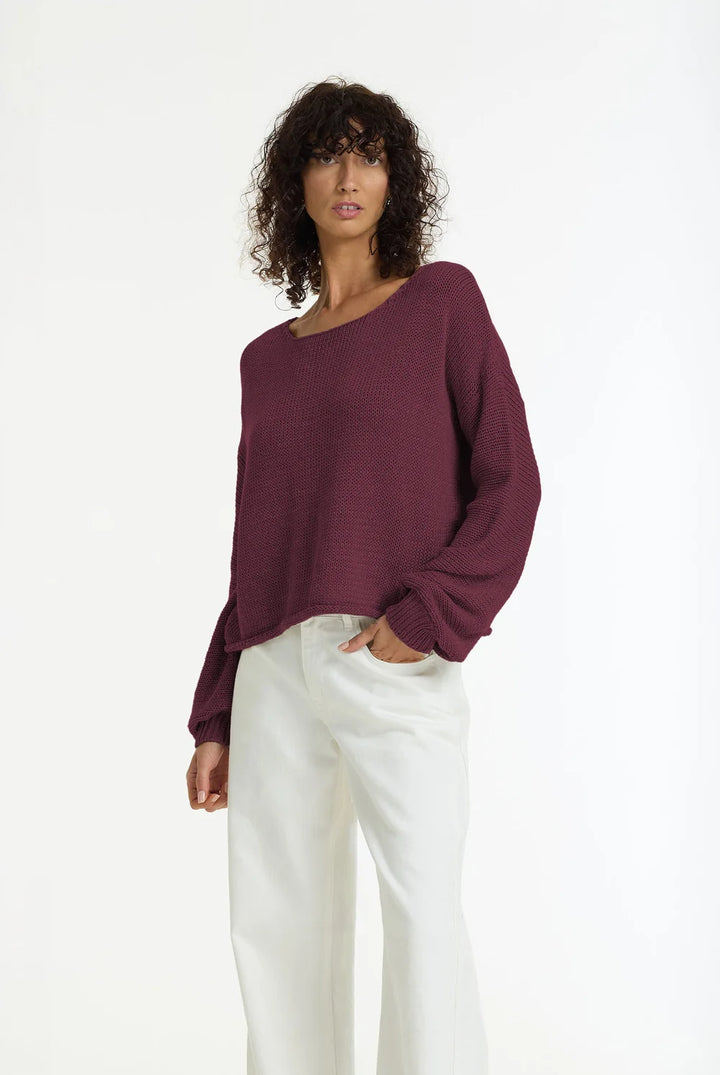 Close Sweater | Winter Wine