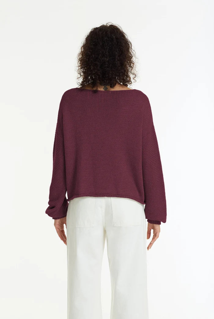 Close Sweater | Winter Wine