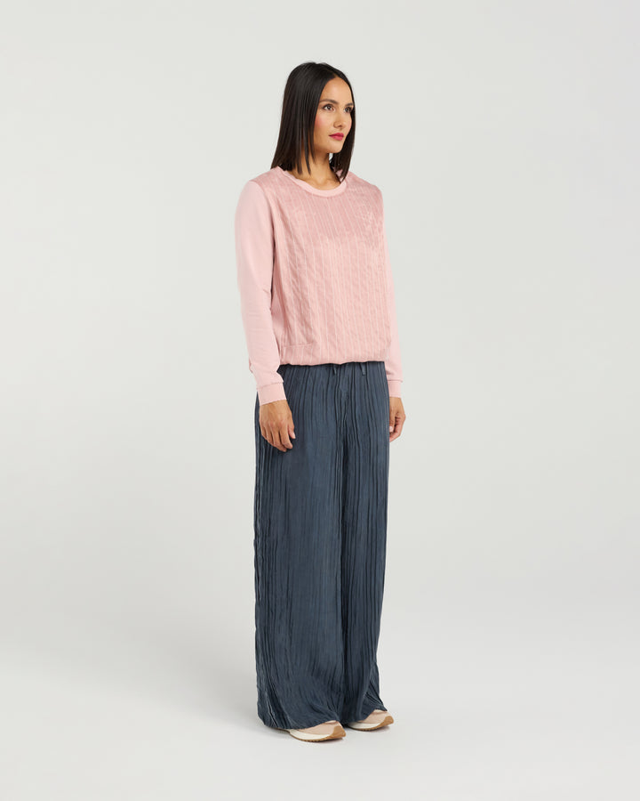 Smith Top | Blush Pinstripe