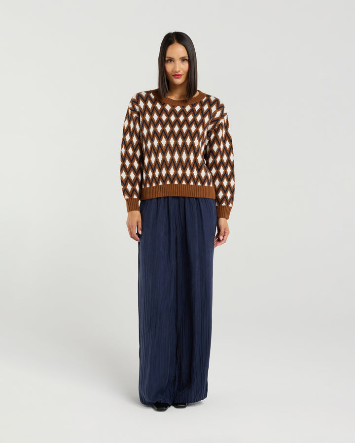 Tilda Jumper | Ink Argyle