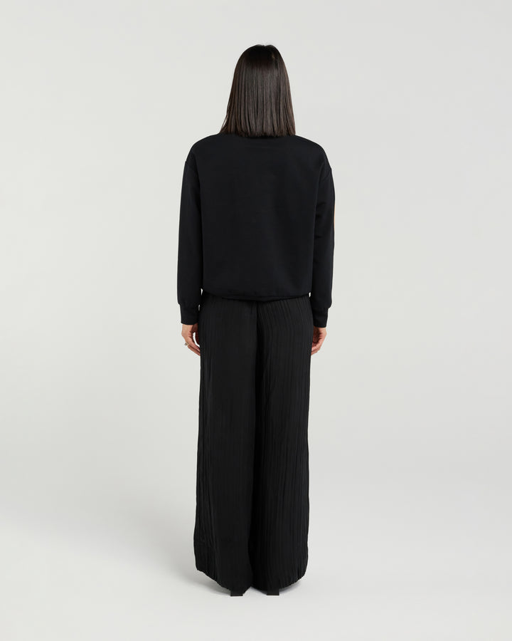 Amara Sweat | Black/Biscuit