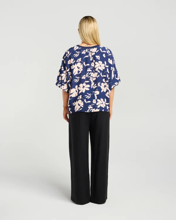 Aroha Top | Indigo Blush