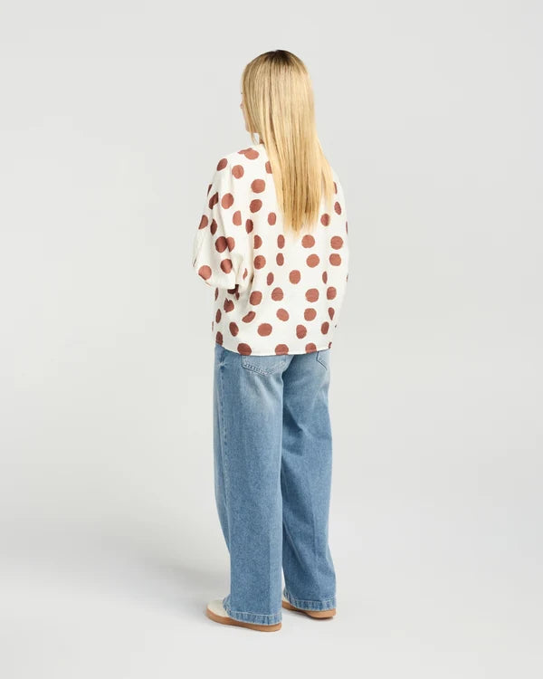 Aroha Top | Hazel Dots