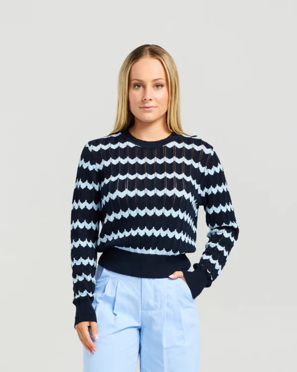 Ziggy Knit | Blue Mix
