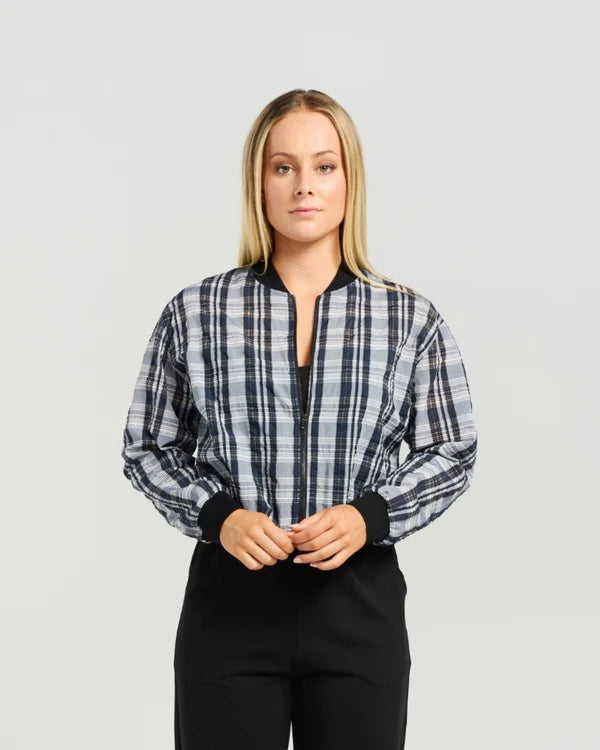 Benny Bomber | Ink Plaid