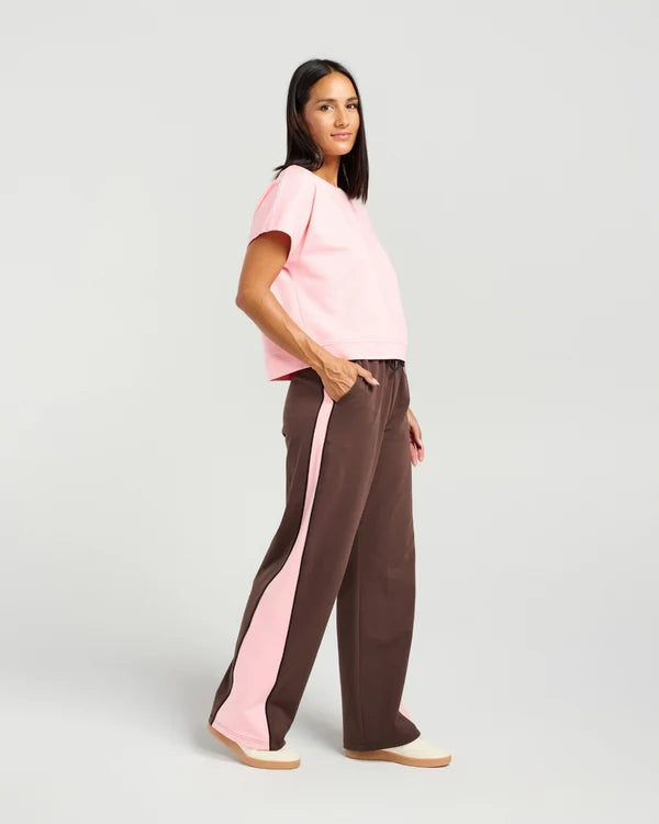 Bibi Sweatpant | Chocolate/Pink