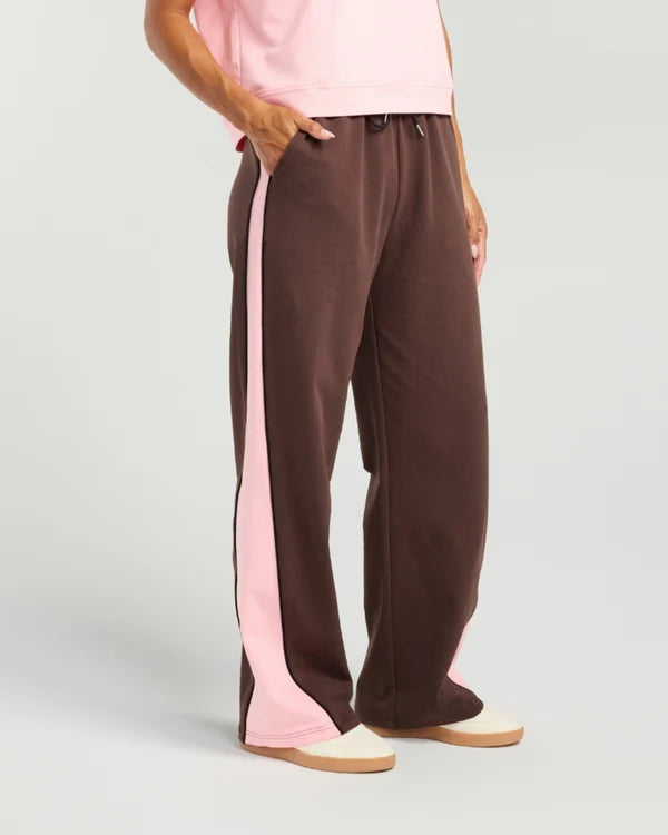 Bibi Sweatpant | Chocolate/Pink