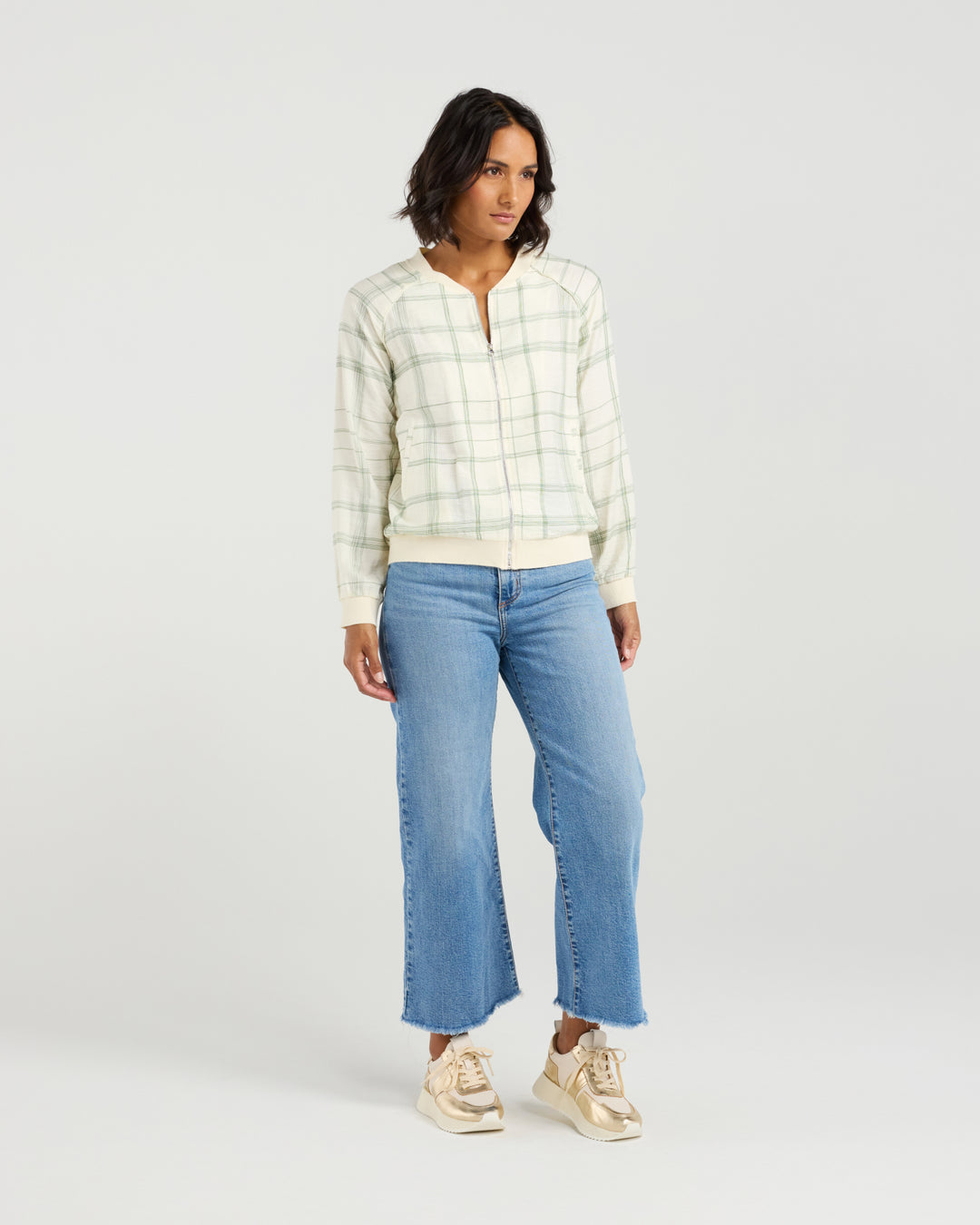 Bobby Bomber | Meadow Plaid