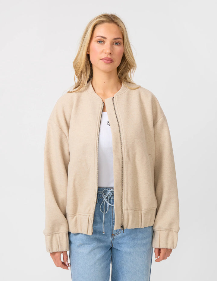 Bomber Jacket | Oat