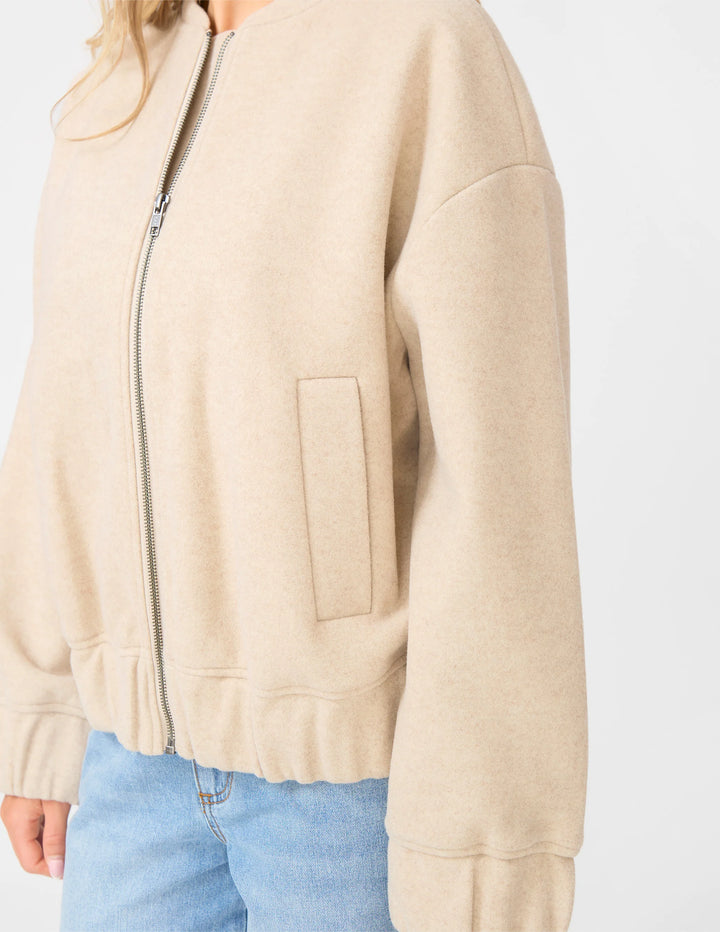 Bomber Jacket | Oat