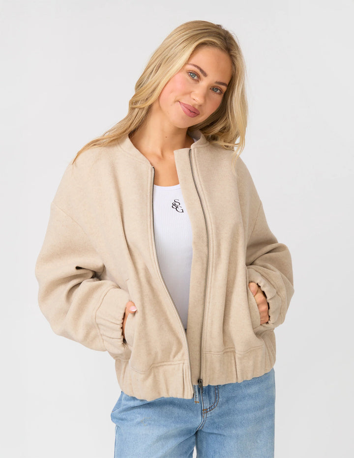 Bomber Jacket | Oat
