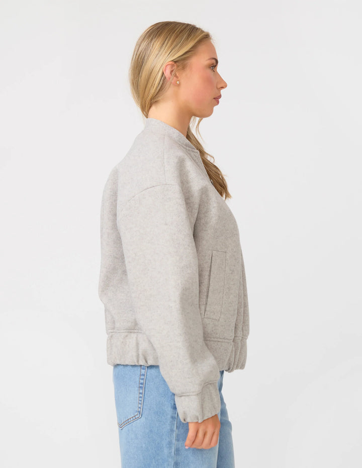 Bomber Jacket | Grey Marle