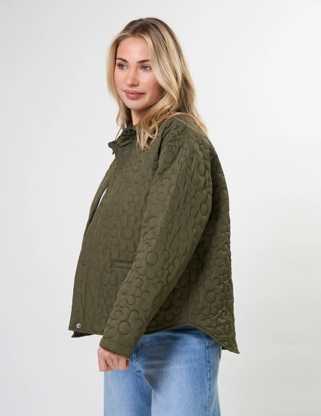 Flowerly Jacket | Army