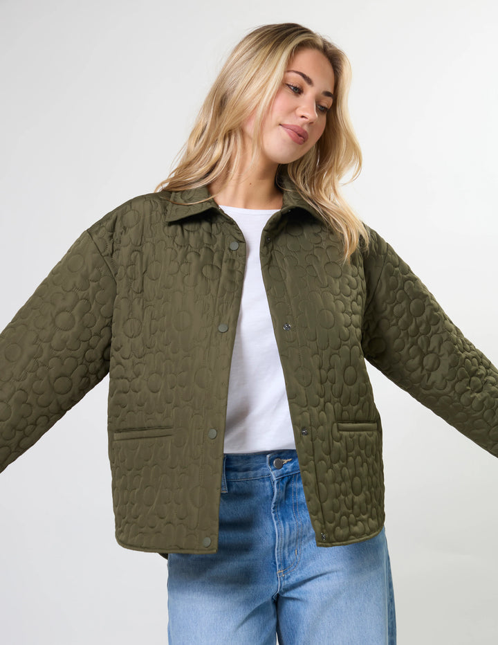 Flowerly Jacket | Army
