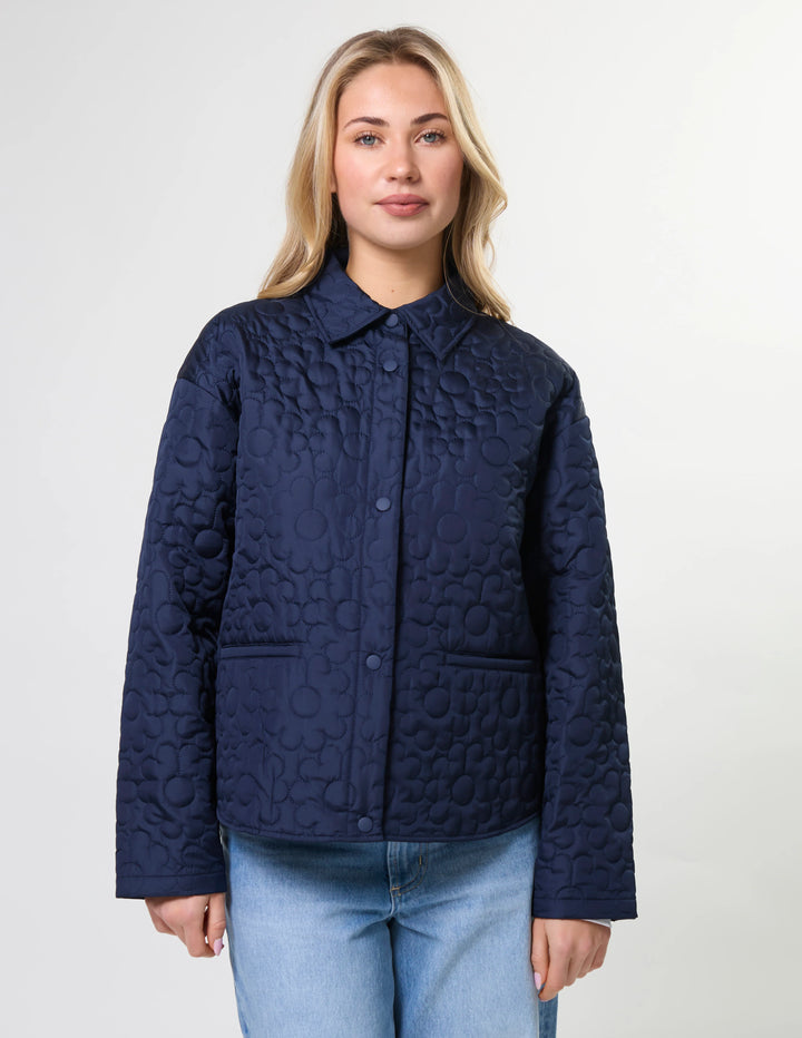Flowerly Jacket | Navy