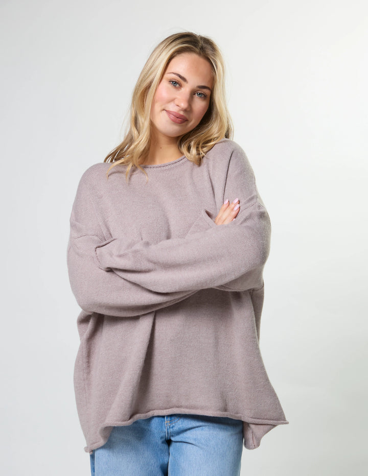 Unica Knit | Beige Marle