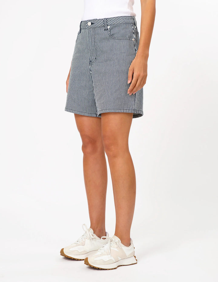Emily Short | Navy/White Stripe