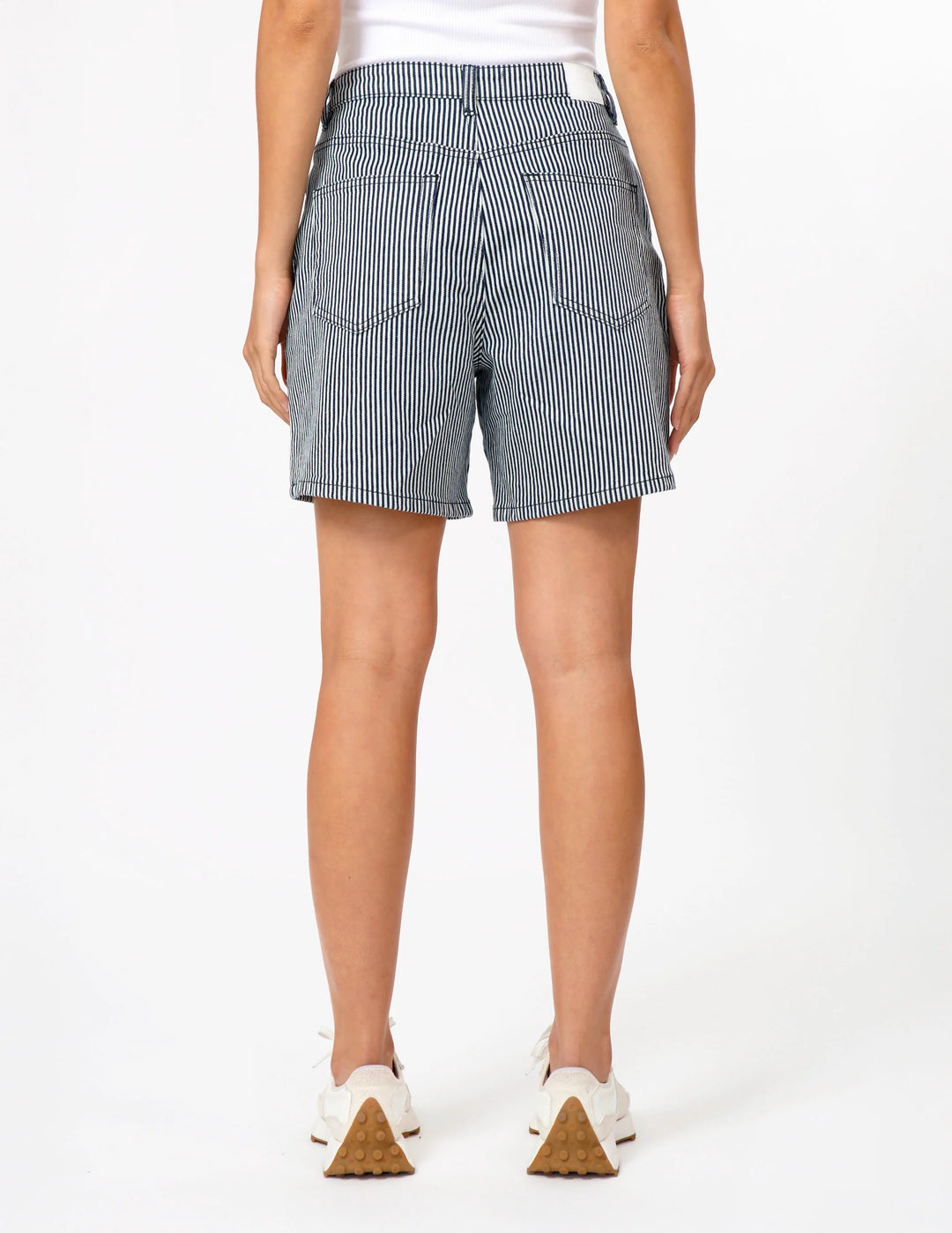 Emily Short | Navy/White Stripe