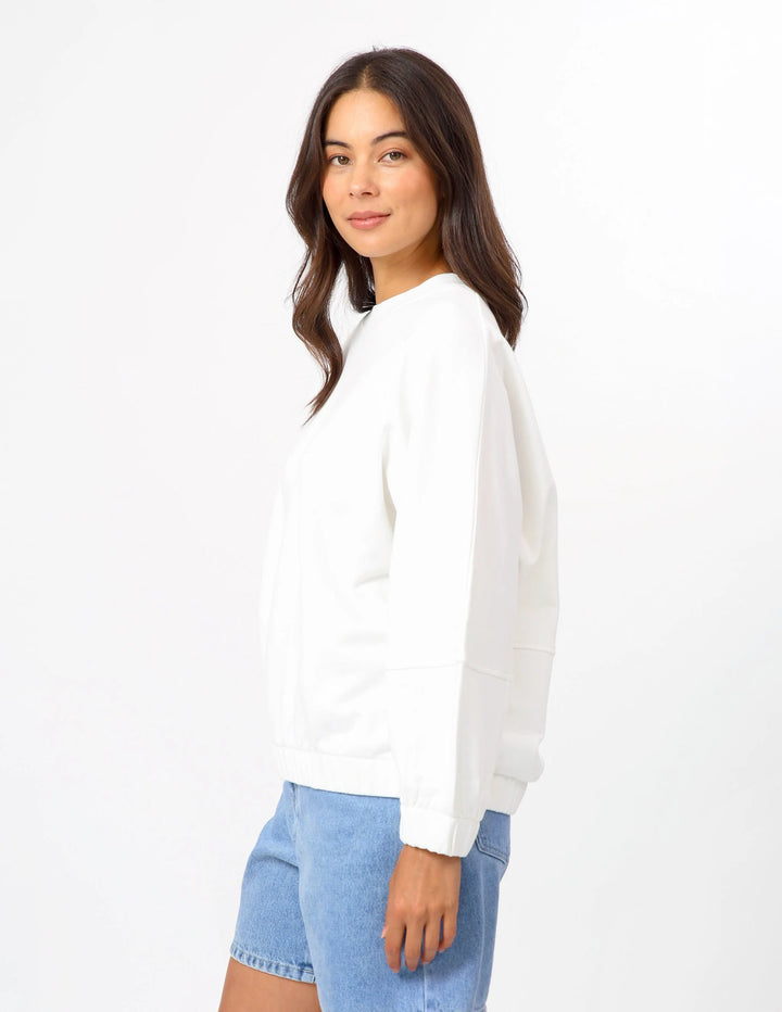 Bubble Sweatshirt | White