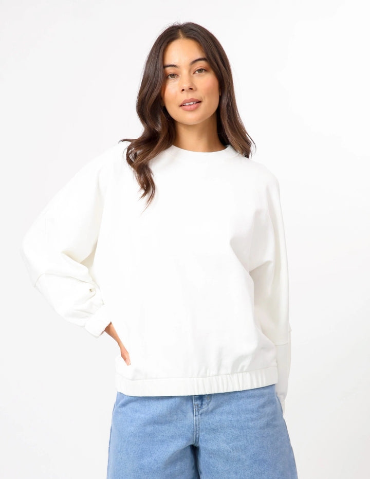 Bubble Sweatshirt | White