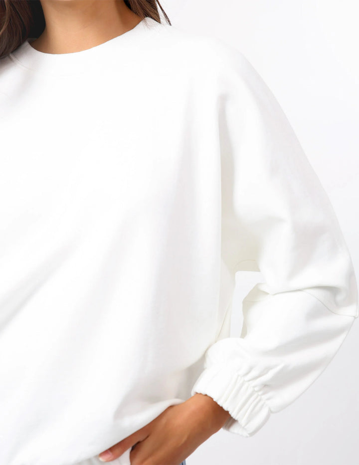 Bubble Sweatshirt | White