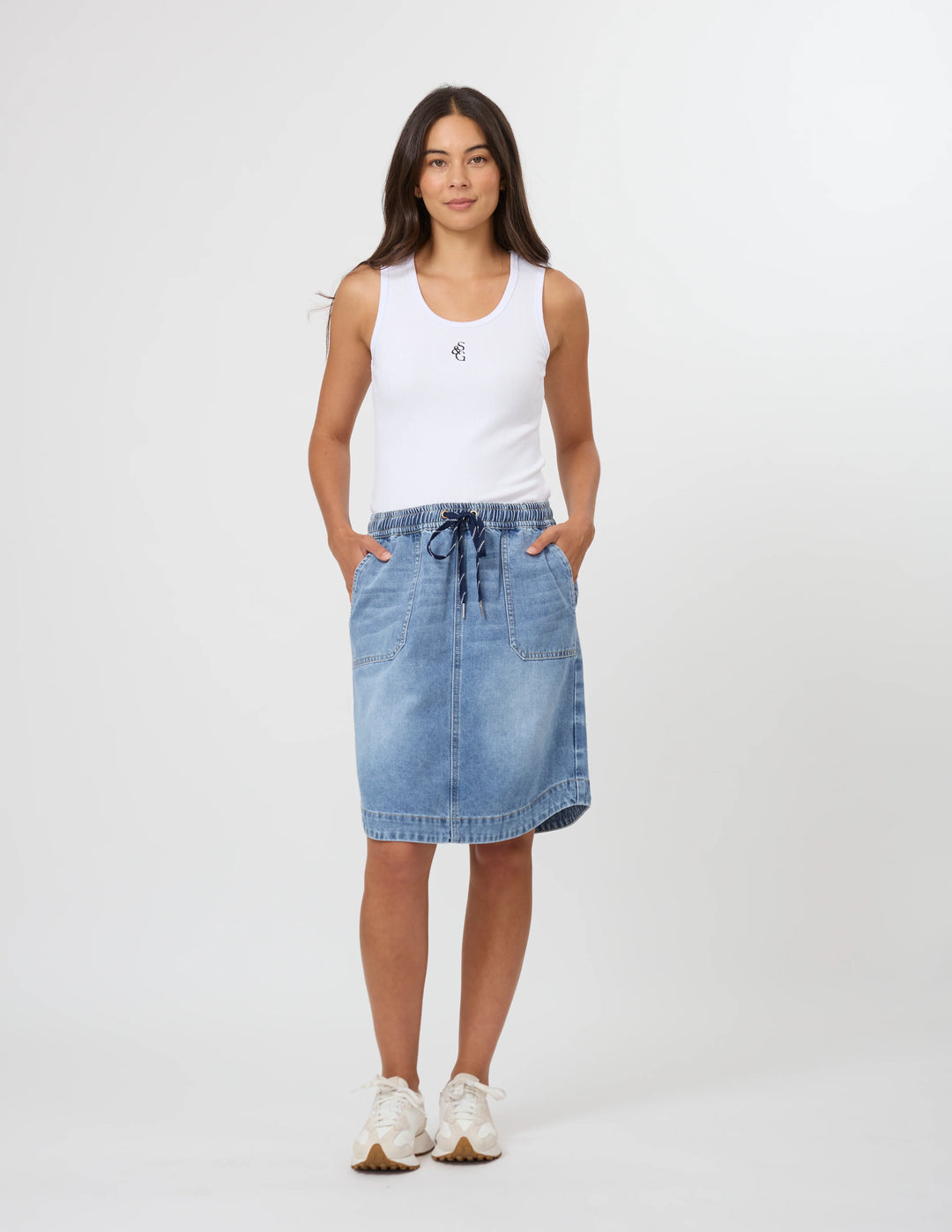Vista Skirt | Mid Blue