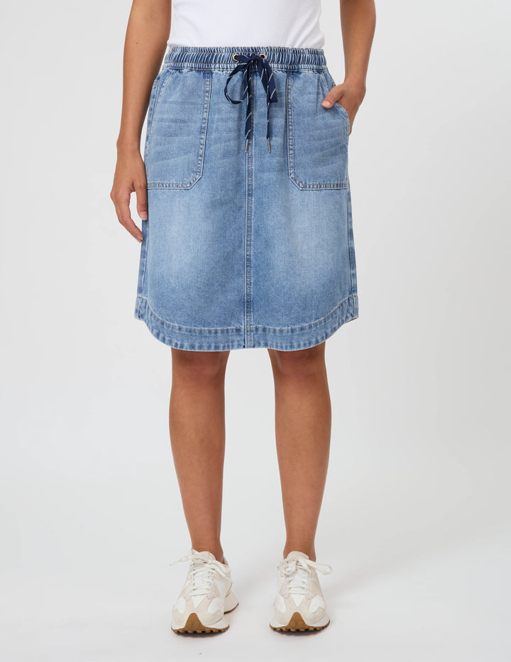 Vista Skirt | Mid Blue