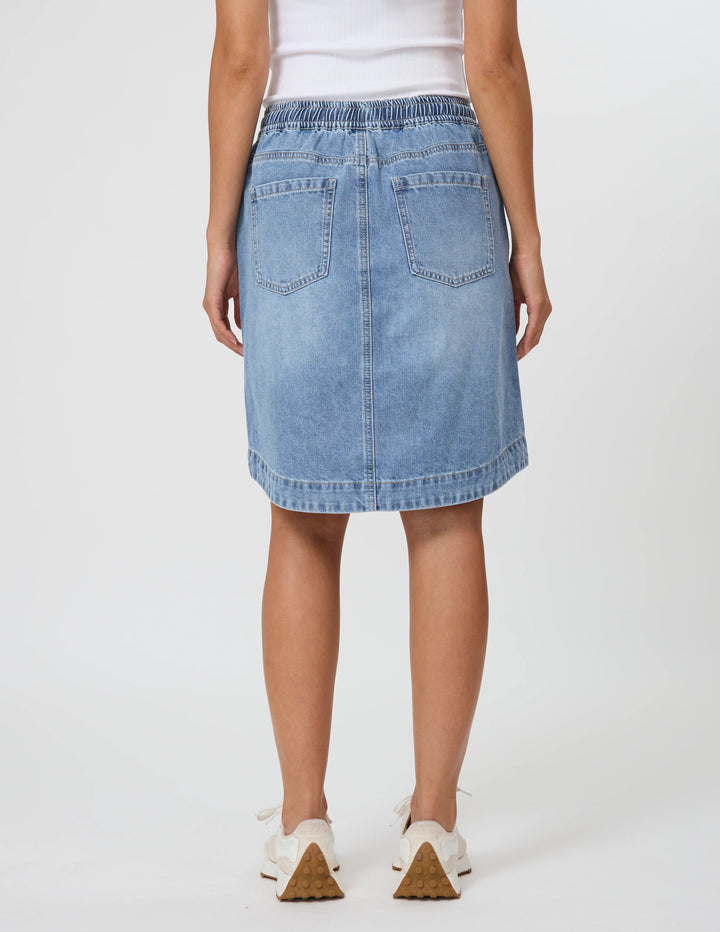Vista Skirt | Mid Blue