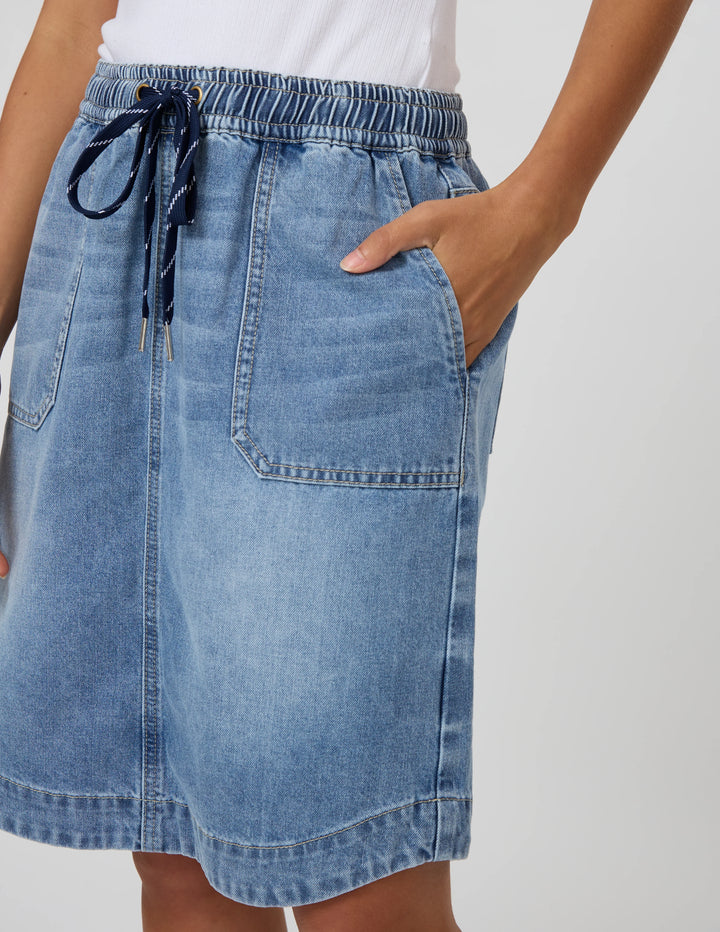 Vista Skirt | Mid Blue