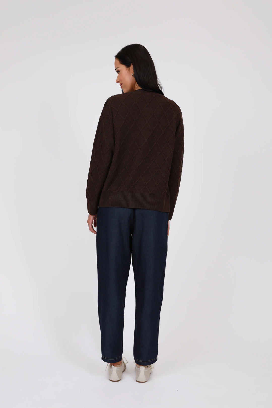 Frost Knit Cardigan | Java